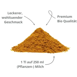 Goldene Milch - Kurkuma Latte BIO