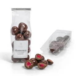 Himbeeren in Vollmilchschokolade