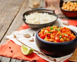 Kichererbsen Curry mit geräuchertem Paprika und Thai Curry