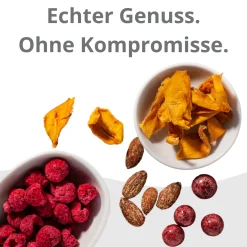 Mango gedippt in dunkler Glasur