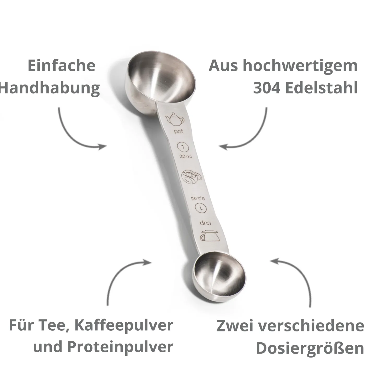 Teeportionierlöffel Duo