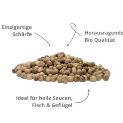 Weißer Kampot Pfeffer BIO