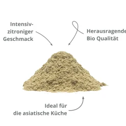 Zitronengras BIO, gemahlen