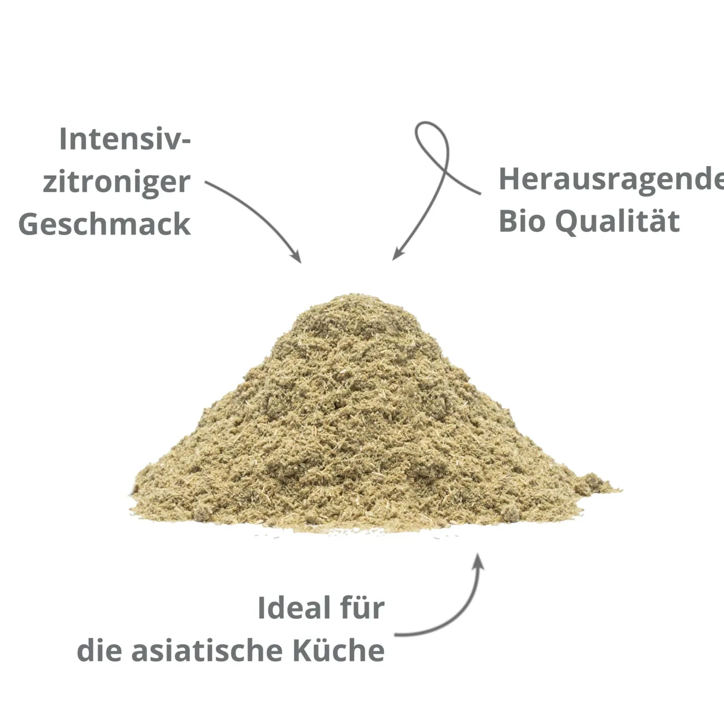 Zitronengras BIO, gemahlen