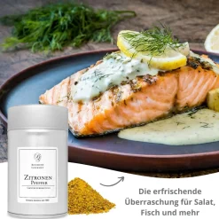 Zitronenpfeffer Gewürzzubereitung