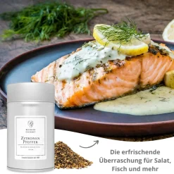 Zitronenpfeffer, grob Gewürzzubereitung